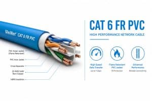 Veinet CAT6 FR PVC UTP – VNT-C6UGRFP-305